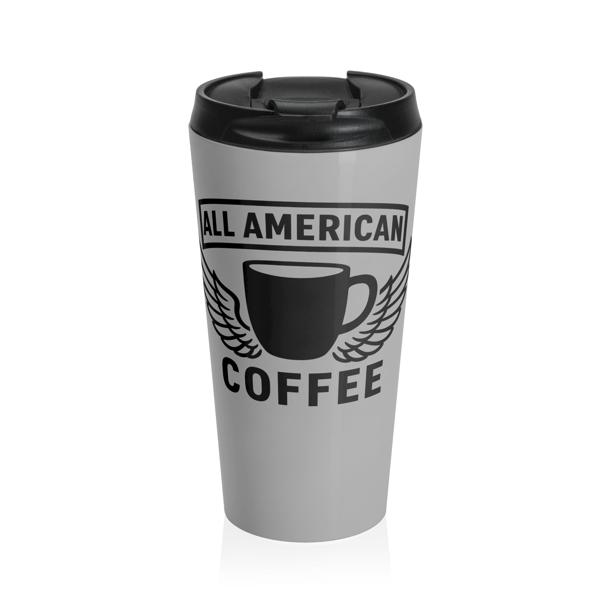 All American Coffee Stainless Steel Travel Mug