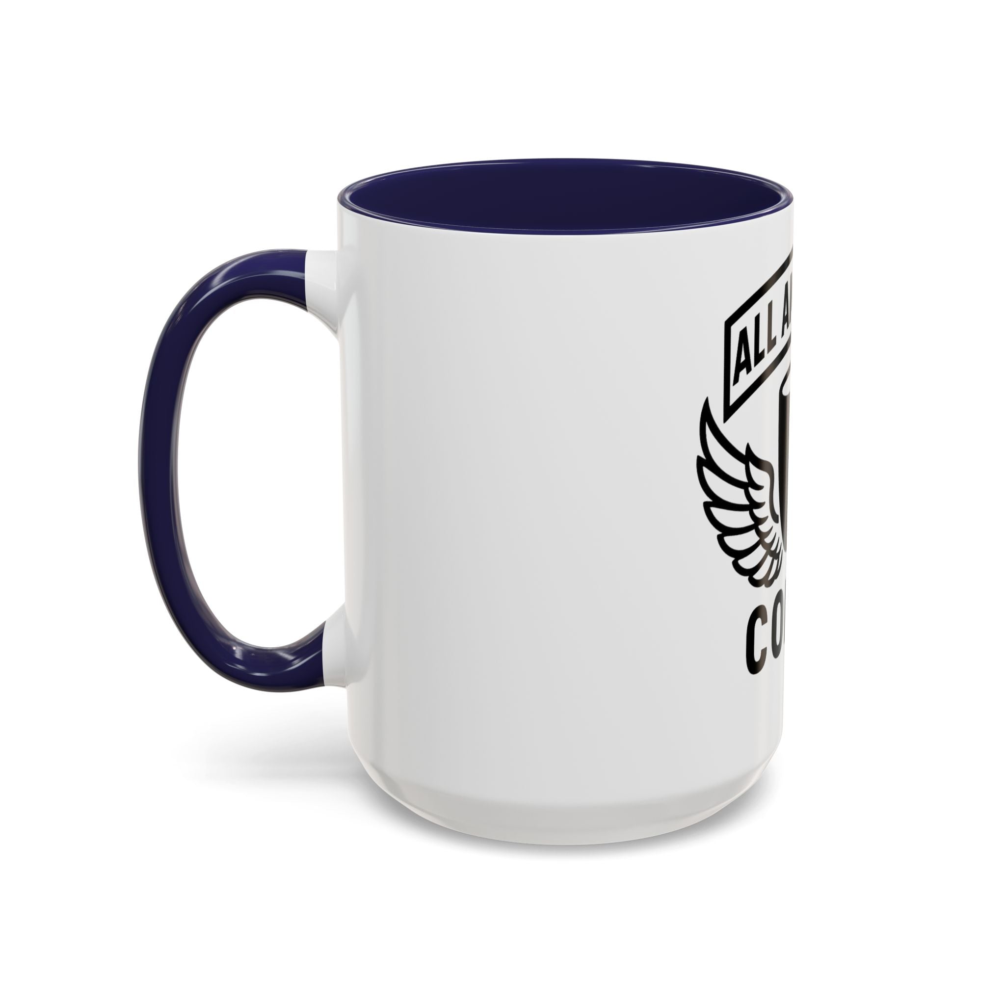 All American Coffee Accent Mug – Patriotic Winged Coffee Cup (11/15oz)