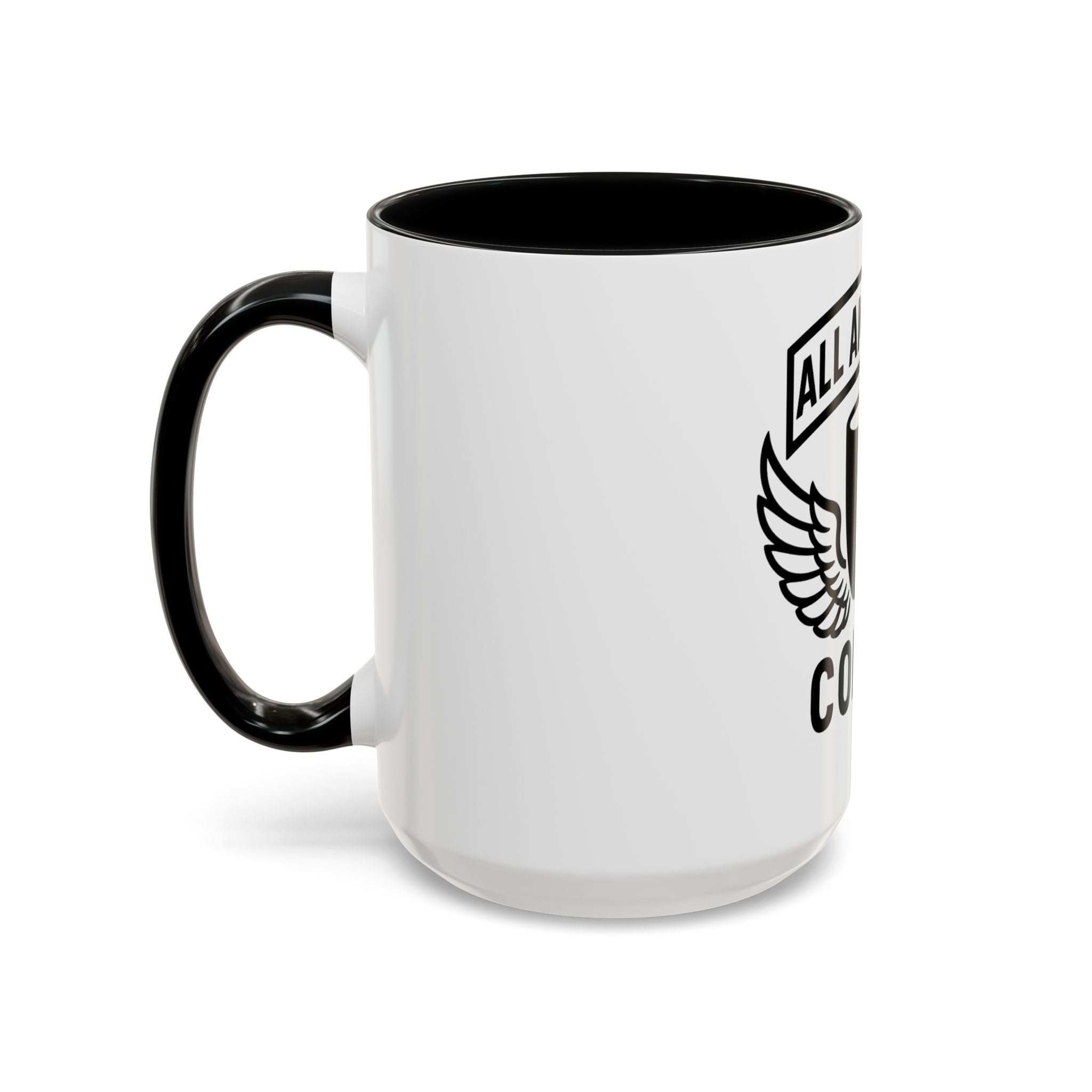 All American Coffee Accent Mug – Patriotic Winged Coffee Cup (11/15oz)